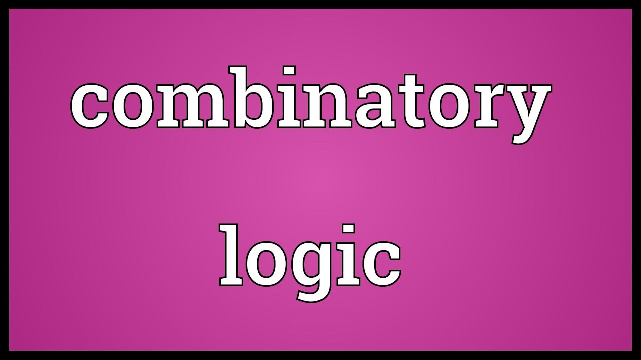 Combinatory logic Meaning - YouTube