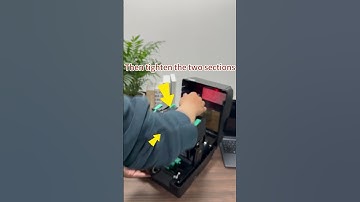 Xprinter XP-TT46B Thermal Transfer Printer Ribbon Installation Video #thermal#Thermal transfer