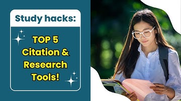 🎓 Top 5 Free Citation & Research Tools for Students & Researchers 🧠