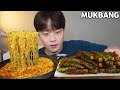 🔥🔥땡초김치 신라면건면 밥까지 말아먹는 먹방 Chili Kimchi & Spicy Noodles ASMR MUKBANG REAL SOUND EATING SHOW
