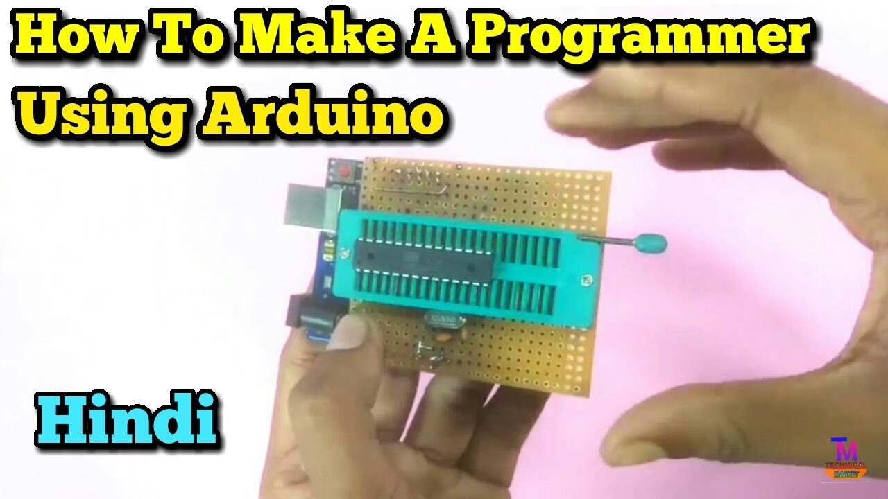 HOW TO MAKE A PROGRAMMER USEING ARDUINO UNO/ ARDUINO AS A ISP HINDI ...