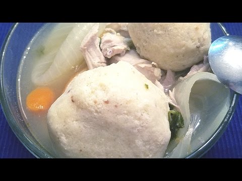HOMEMADE MATZO BALL SOUP!