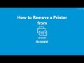 How to Remove a Printer from HP Smart Account