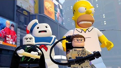 LEGO Dimensions Ghostbusters 2016 World Part 6 All Red/Gold Bricks, Rule Breaker & Restore Locations