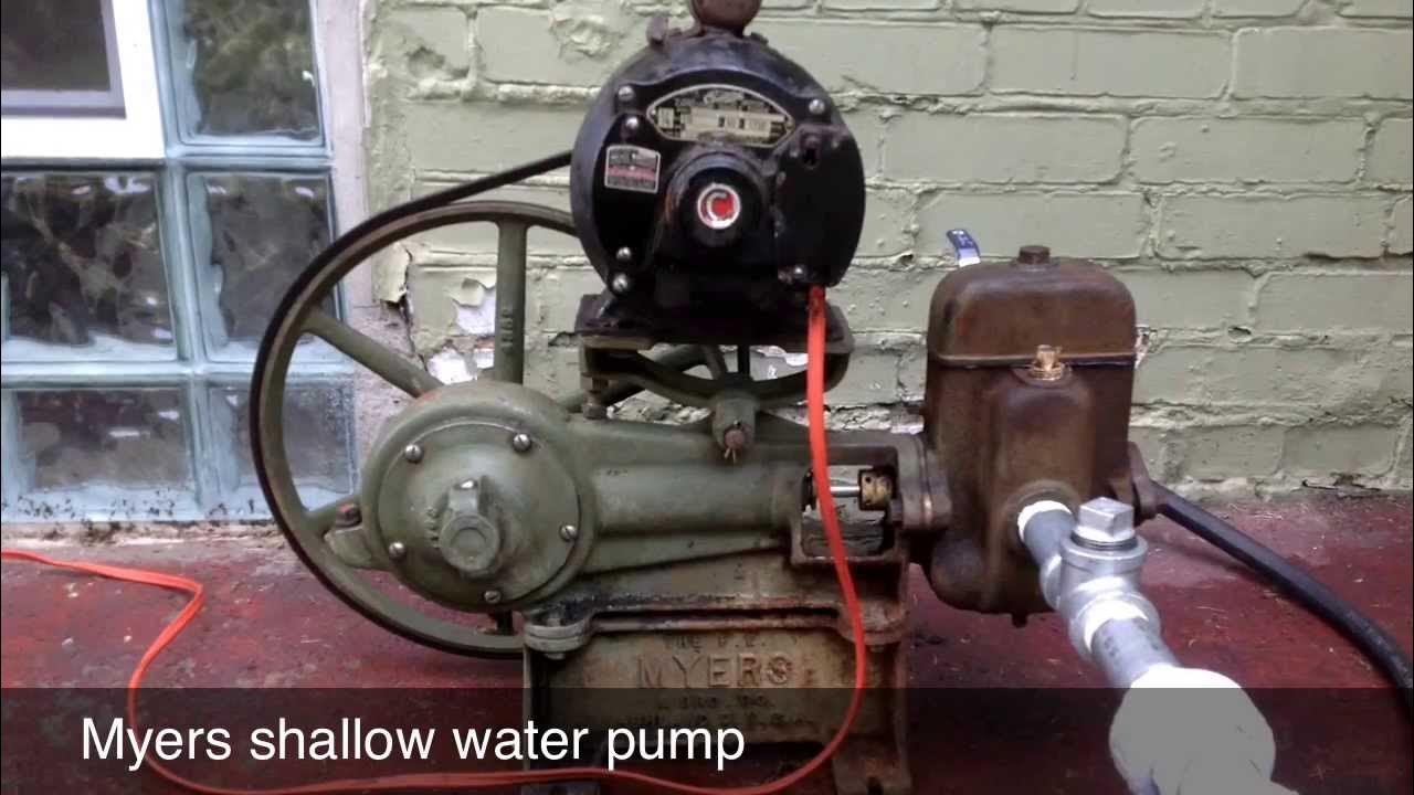 Myers Shallow Well pump - YouTube
