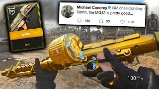 MG42 is so GOOD, its BASICALLY got NO RECOIL... (COD WW2 MG42 Best Class Setup!)