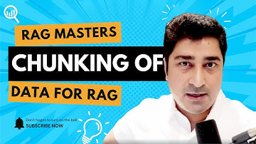 Chunking of Data For RAG | RAG Masters | Euron