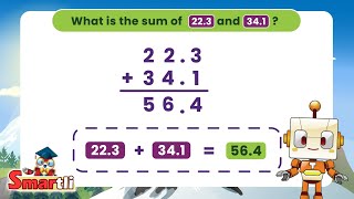 Add with Decimals  | Decimals: The Four Operations | Grade 4 Math for Kids | Smartli screenshot 4