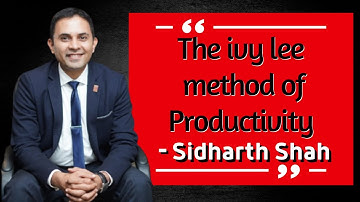 Ivy Lee Method on productivity