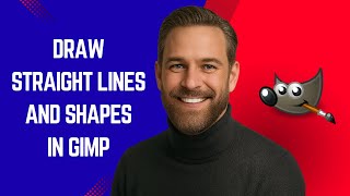 How to Draw Straight Lines & Shapes in GIMP - GIMP Tutorial for Beginners