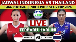 🇮🇩 MUST WIN, LIVE SOON! INDONESIA VS. THAILAND WOMEN'S NATIONAL VOLLEYBALL TEAM SCHEDULE SEA V CU...