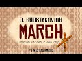 D shostakovich march rhythm sticks playalong