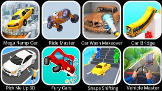 Mega Ramp Car Jumping | Car Wash Makeover | Ride Master - Vehicle Games Gameplay Walkthrough Android screenshot 5