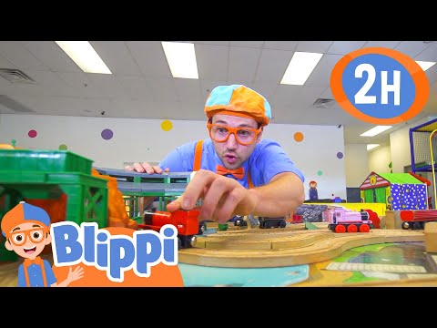 Blippi Plays with Toys and has Fun! | Blippi - Kids Playground | Educational Videos for Kids