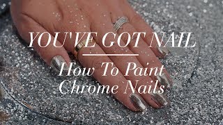 How To Paint Chrome Nails Tutorial | The Zoe Report by Rachel Zoe screenshot 3