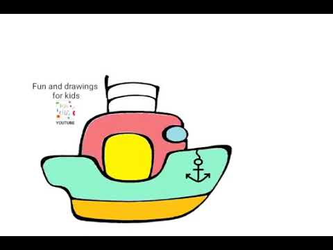 Hvordan tegne et skip