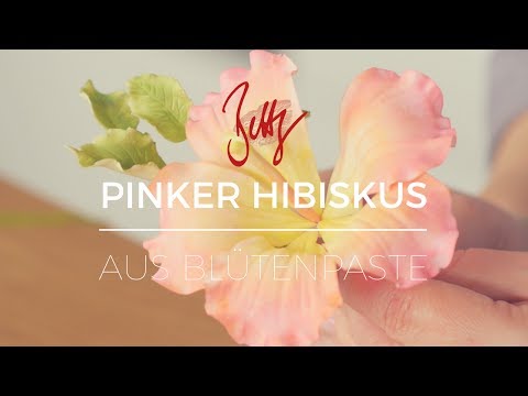 Pinker Hibiskus aus Blütenpaste | Betty´s Sugar Dreams