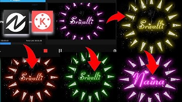How to make Glowing Text effect in Kinemaster |Trending Glowing Lyrical Status Editing in 2022