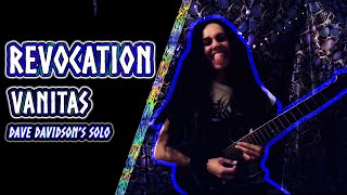 Revocation - Vanitas | solo section and end guitar cover
