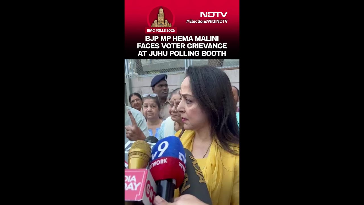 BMC Polls: BJP MP Hema Malini Faces Backlash As Elderly Voter Complains About Mismanagement