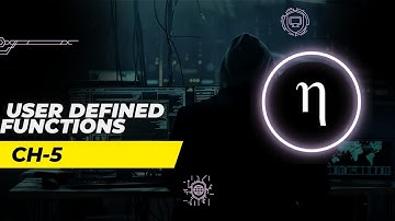 COMPUTER | USER-DEFINED FUNCTIONS IN JAVA | CHAPTER 5 | Class 10 ICSE