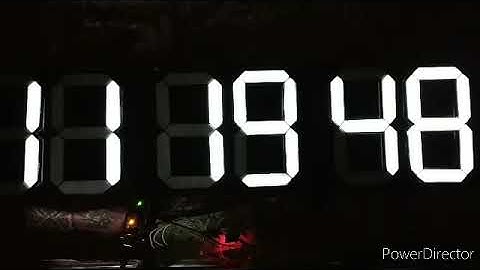 Big 7 Segment Digital clock