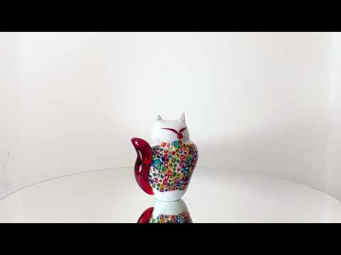 VICKY handmade glass cat figure video