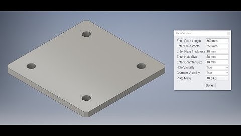 Autodesk Inventor Parameters & iLogic - Part1