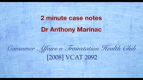 Consumer Affairs v Trainstation Health Club (Unfair terms)