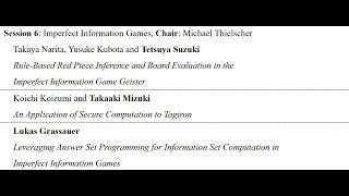 Celebrity ACG 2025: Session 6 "Imperfect Information Games" Net Worth