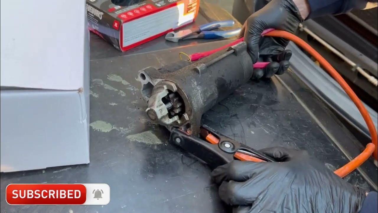 Does tapping on a starter motor actually help? - YouTube