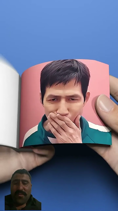 If player 456 falls asleep the sequid game flipbook #art #sequidgame #asleep #flipbook