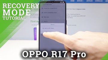 How to Enter Recovery Mode in OPPO R17 Pro - Access Hidden Recovery Menu