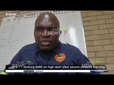 Severe Weather Warning | Joburg EMS on high alert: Robert Mulaudzi