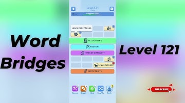 🎮 Word Bridges Level 121 Answers | SolutionGuruji 🧠✨