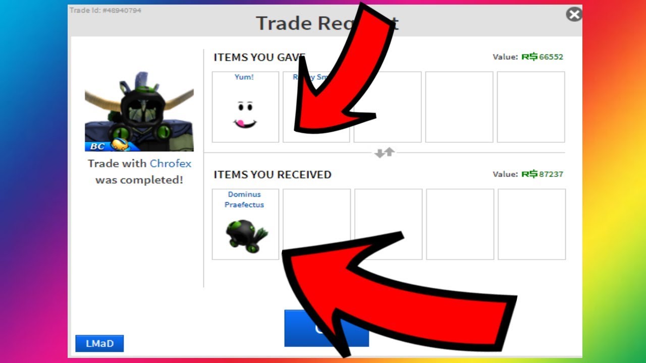 Getting A Dominus On Roblox Youtube