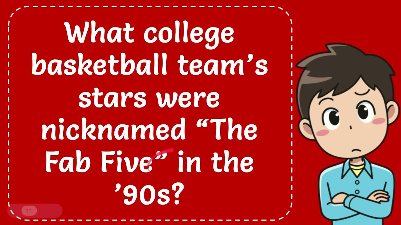 What College Basketball Team s Stars Were Nicknamed The Fab Five In What College Basketball Team s Stars Were Nicknamed The Fab Five In