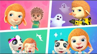 Five Little Ghosts &amp; Doctor Panda | Songs for Children &amp; Nursery Rhymes | Dolly and Friends 3D