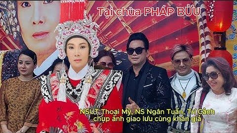 NSUT Thoại Mỹ, NS Ngân Tuấn, NSUT Kim Tử Long, Trí Cảnh tham dự lễ Đại Tường cố NSUT Vũ Linh
