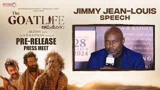 Jimmy Jean-Louis Speech | The Goat Life Pre Release Press Meet | Prithviraj Sukumaran | AR Rahman