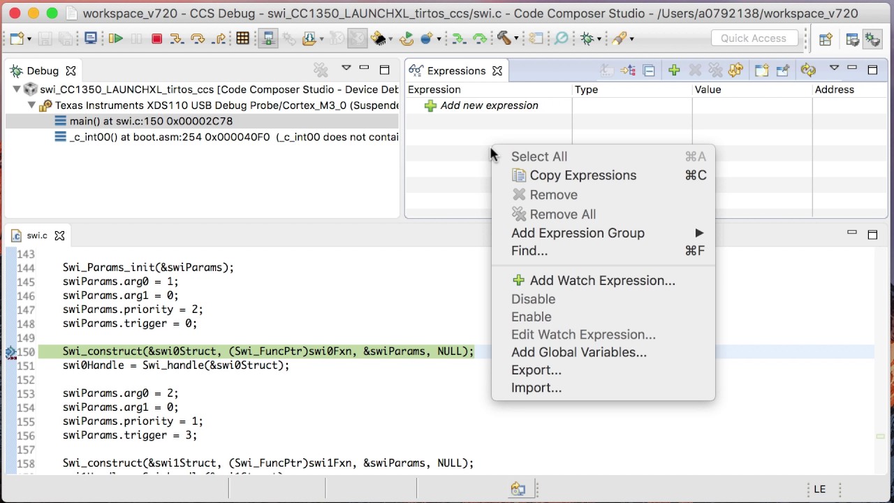 Exporting Variables and Expressions to File