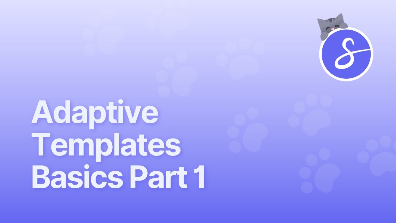 Adaptive Templates Basics 1 of 2 | How to Create Custom Templates in Scribenote