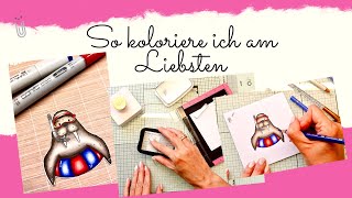 ☀️💞 So koloriere ich am Liebsten I Kolorieren mit Alkoholmarkern und Polychromos I Annilis Welt ☀️💞