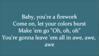 Glee Firework with lyrics