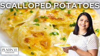 Easy CREAMY Scalloped Potatoes | Au Gratin Potatoes