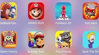 FunRace 3D, Save The Girl, Tom Hero, Subway Surf, Mario Run | Fun Mobile Games Gameplay screenshot 5