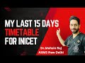 How i cracked aiims delhi last 15 days strategy for inicet
