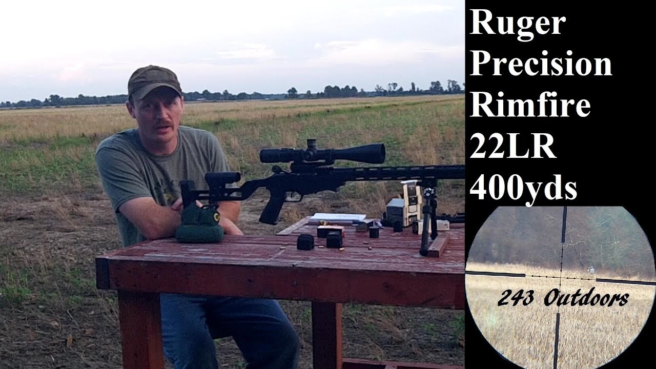 Ruger Precision Rimfire 22LR 400 Yards - YouTube