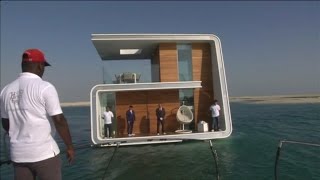 Dubai Showcases Floating 'Seahorse' Homes | Floating Homes Project | BOOM