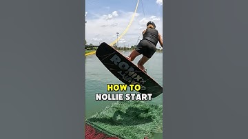 How to NOLLIE Start 💫 Nosepress Start - Cable Wakeboarding TUTORIAL #wakeboarding #tutorial